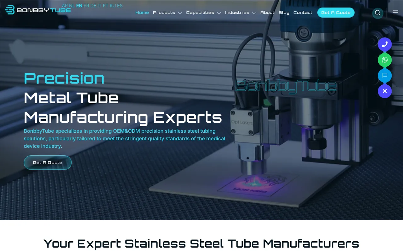 Homepage of bonbbytubes.com (Bonbby Tube), screenshot captured 19 October 2026