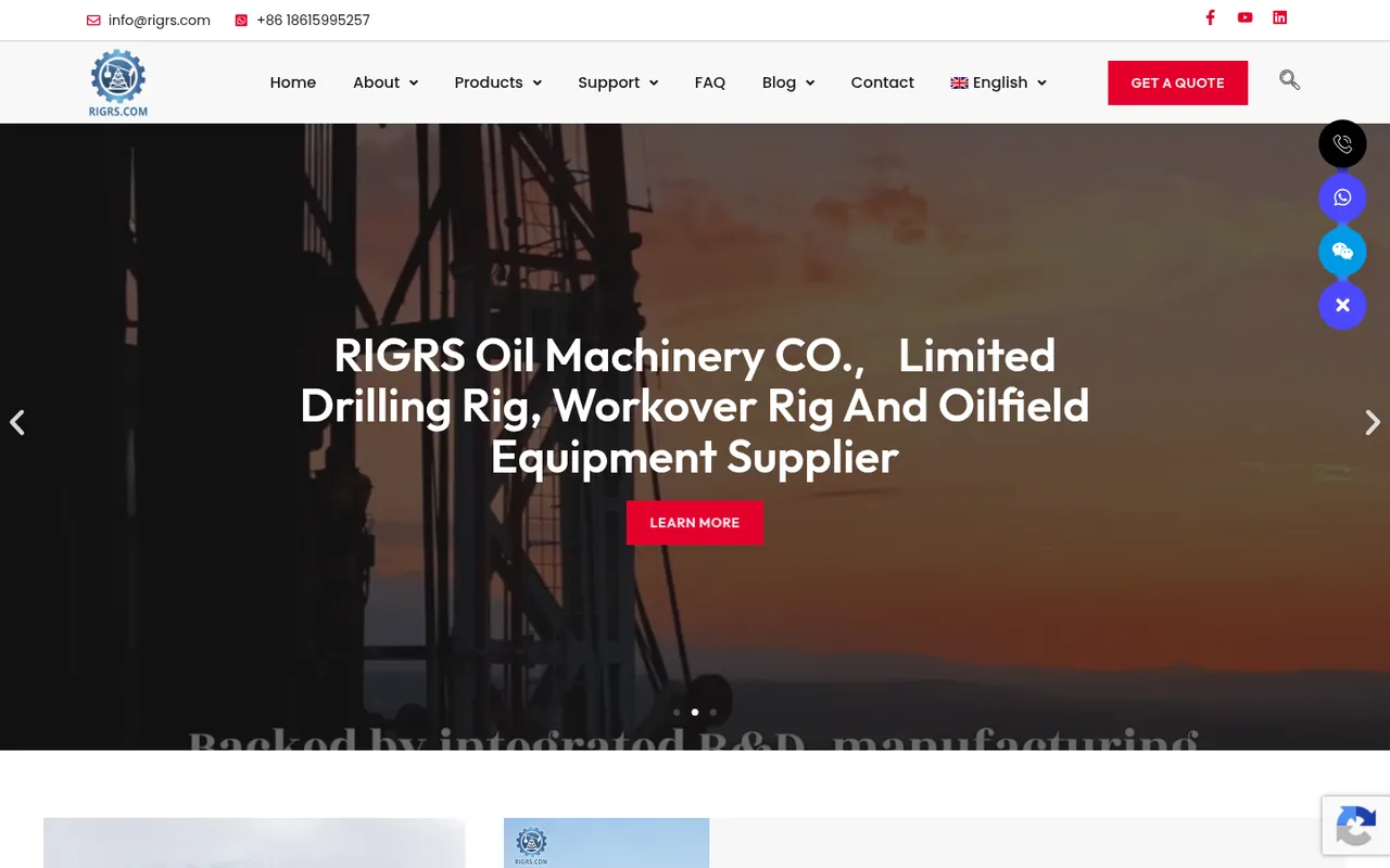 Homepage of rigrs.com (RIGRS), screenshot captured 19 October 2026